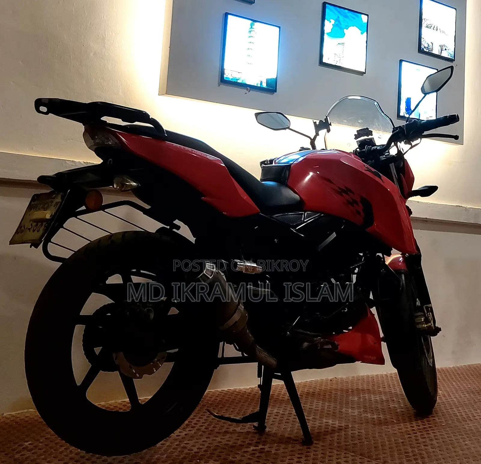 TVS Apache 160 4V 2019 Red