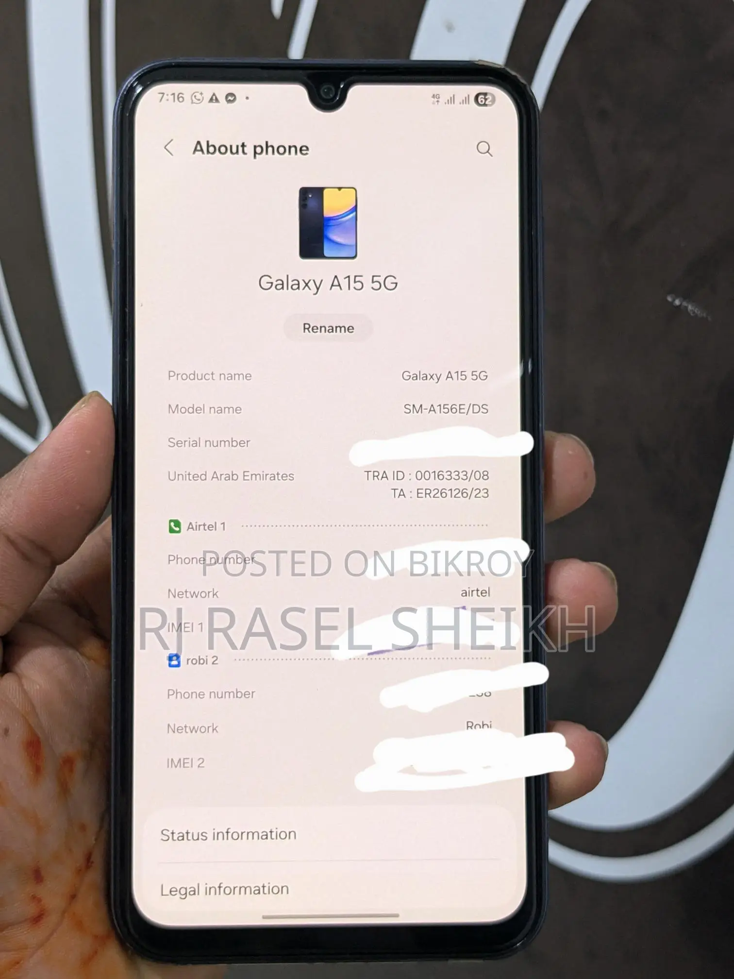 Samsung Galaxy A15 (Used)