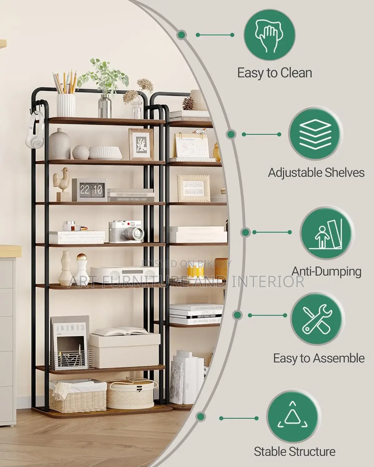 Iron Shoe Rack - 02