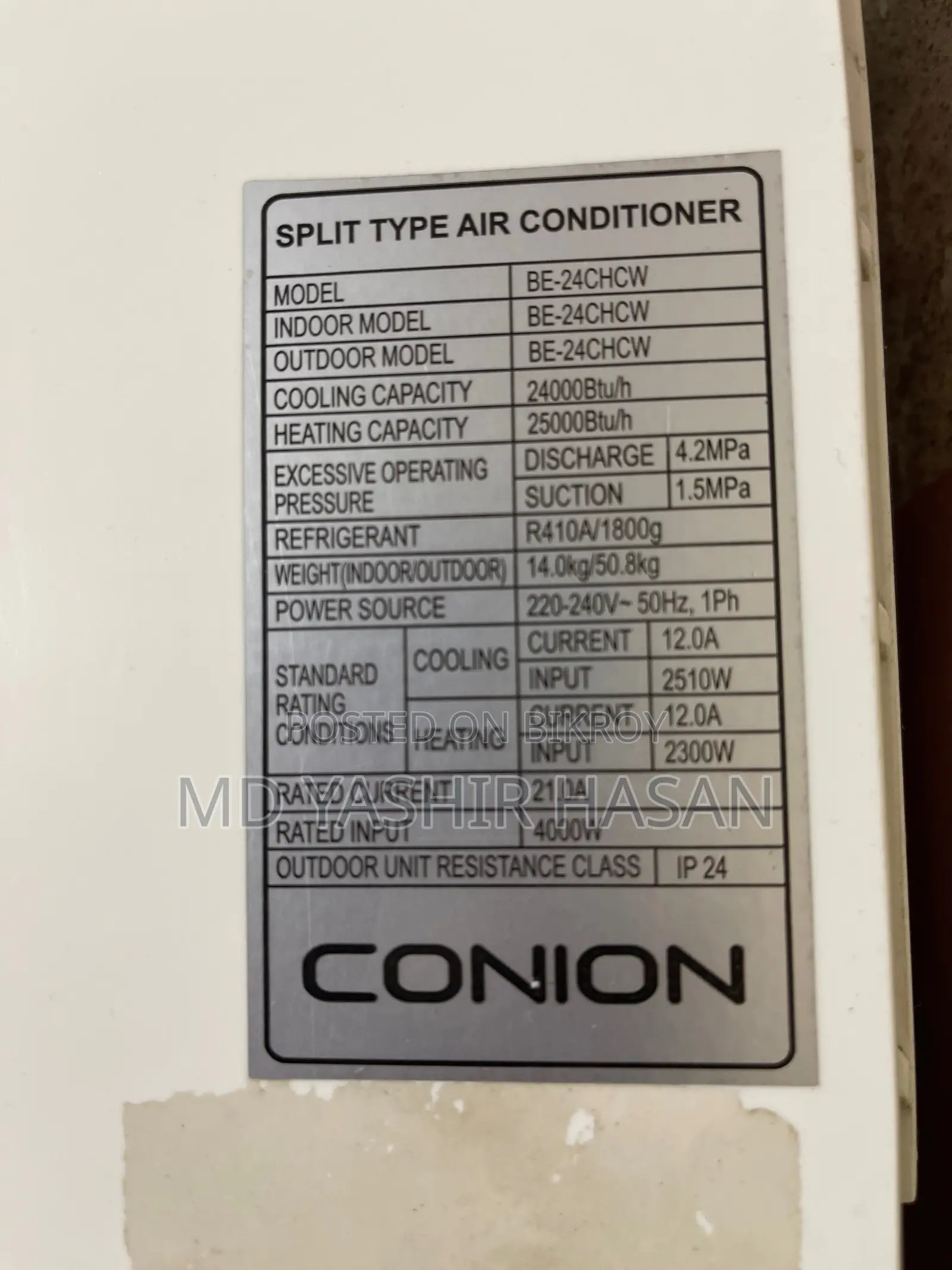 Conoin AC Hot And Cool