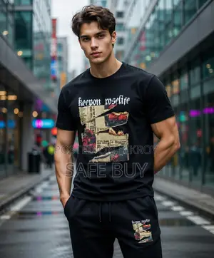 Trendy Mash T-Shirt + Trouser Combo