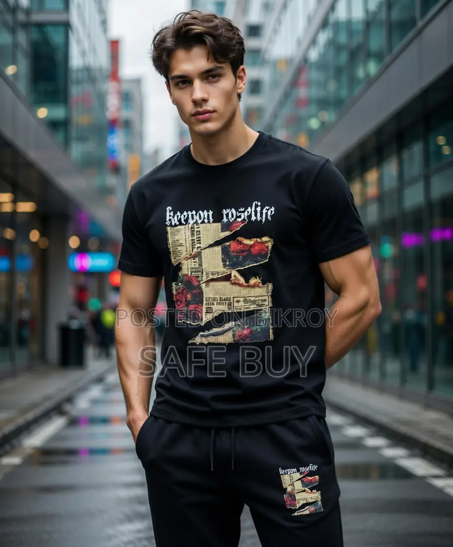 Trendy Mash T-Shirt + Trouser Combo