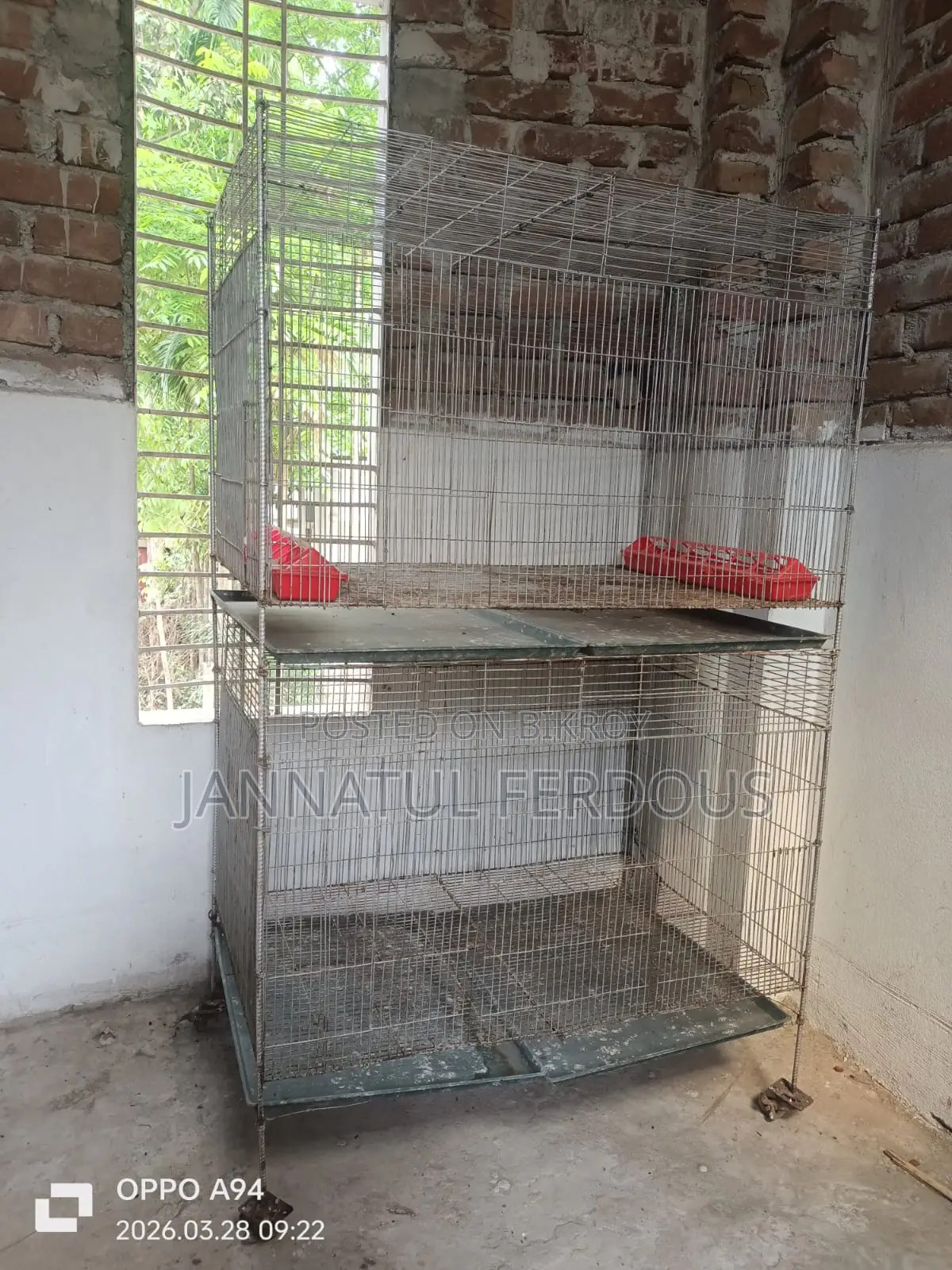বড় খাচা বিক্রয় হবে