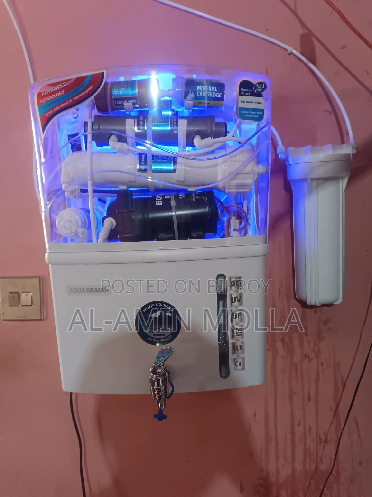 Ro+uv+uf Water Filter for Sale