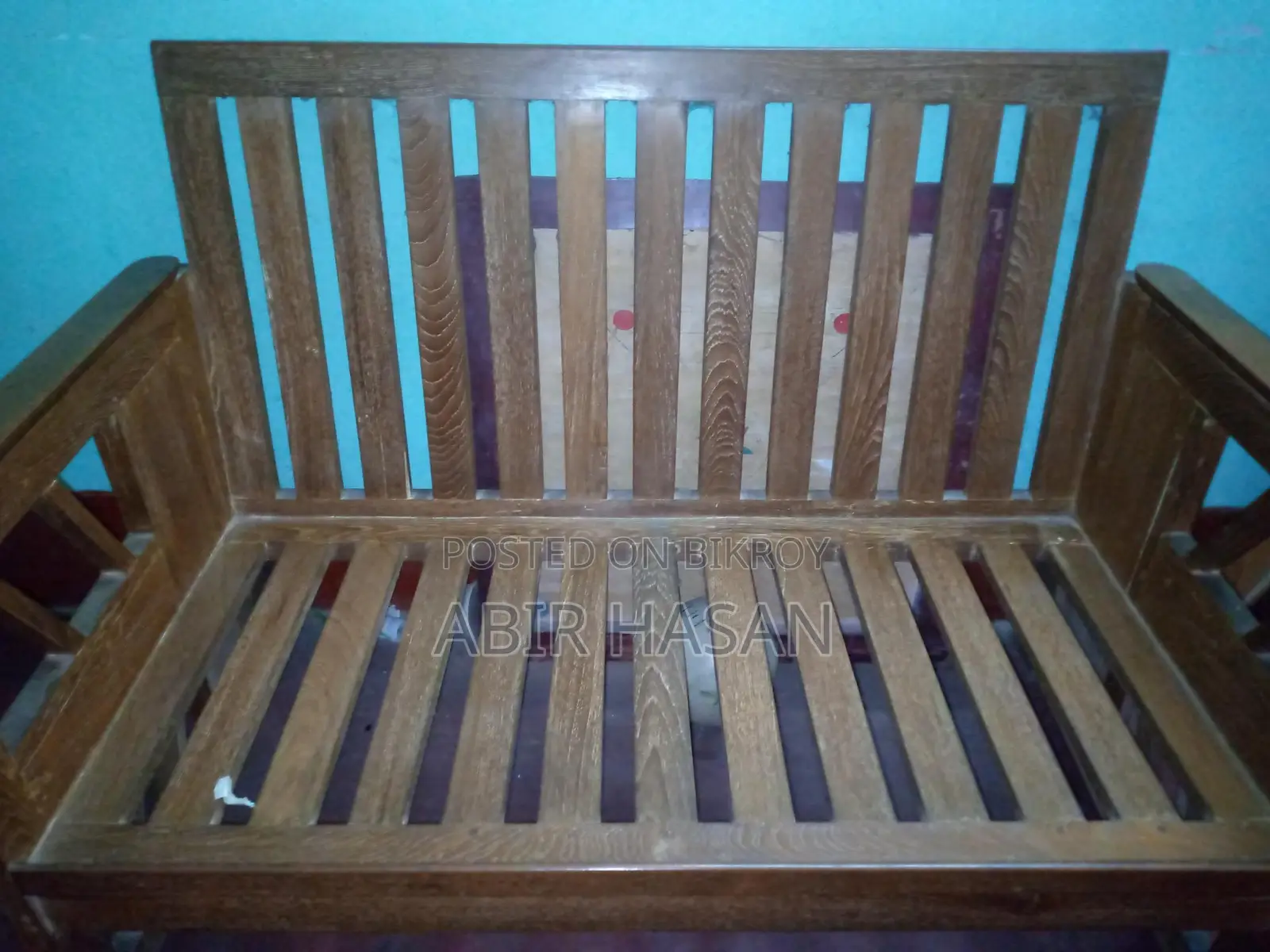 Burma Teak Wood Sofa for Sale