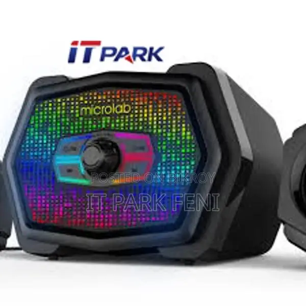 Microlab U220BT RGB 2:1 Bluetooth Black Gaming Speaker
