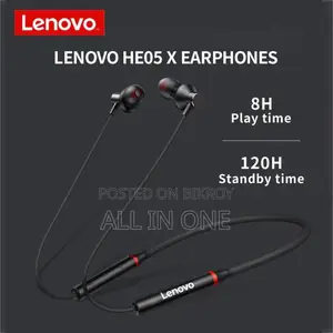 Lenovo He05x Bluetooth 5.0 Magnetic Neckband Sports Earphones