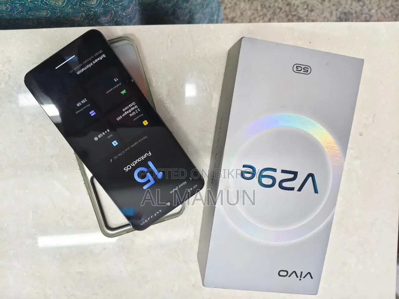 Vivo V29e 8+8/256gb (Used)