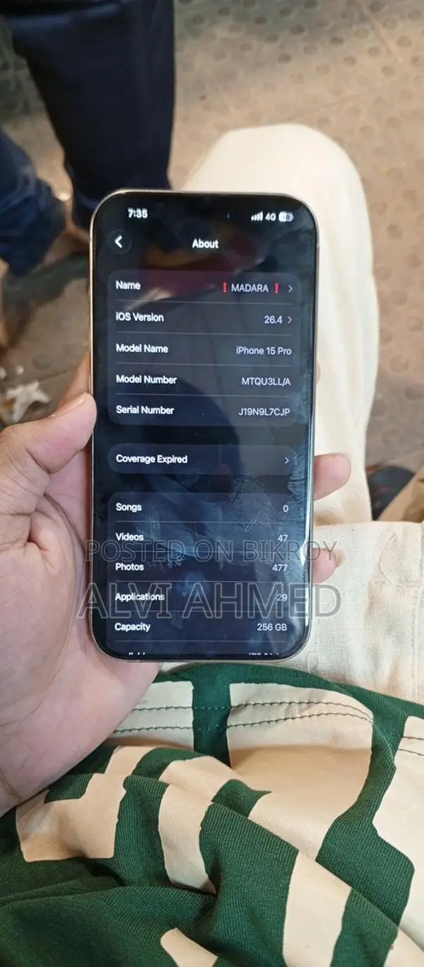 Apple iPhone 15 Pro . (Used)