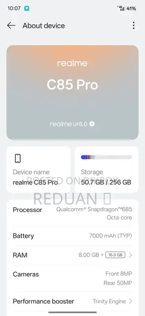 Realme C85 pro (Used)
