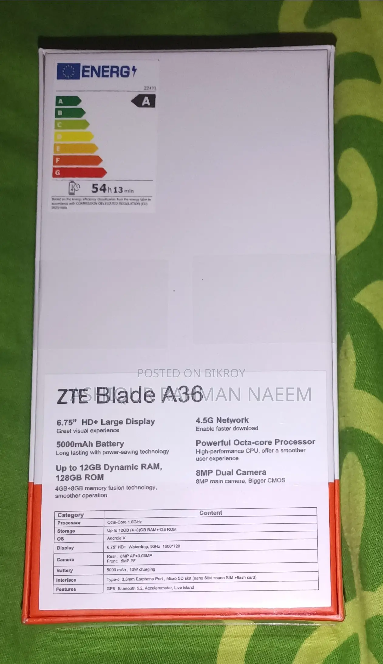 New ZTE Blade White