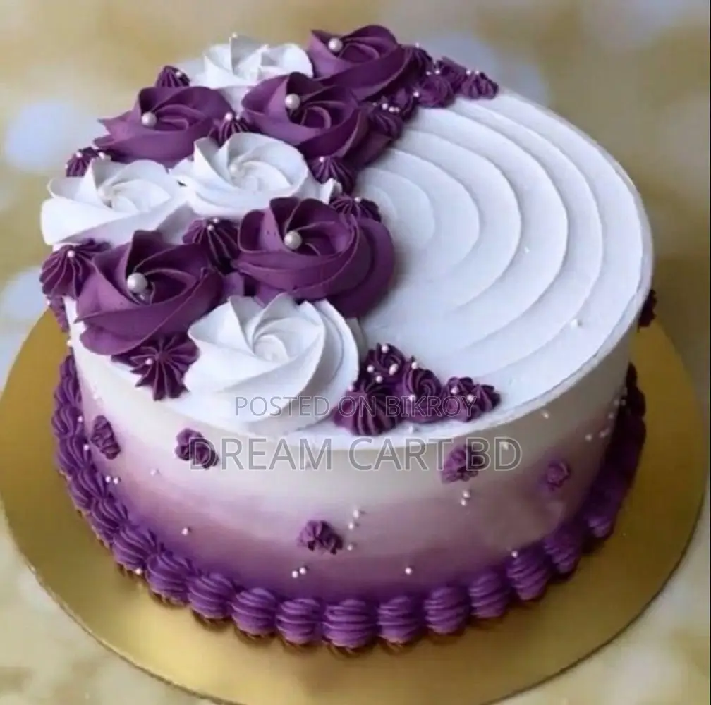 Regular Vanilla Cake (1 Pound) - Any Color Customer Choice