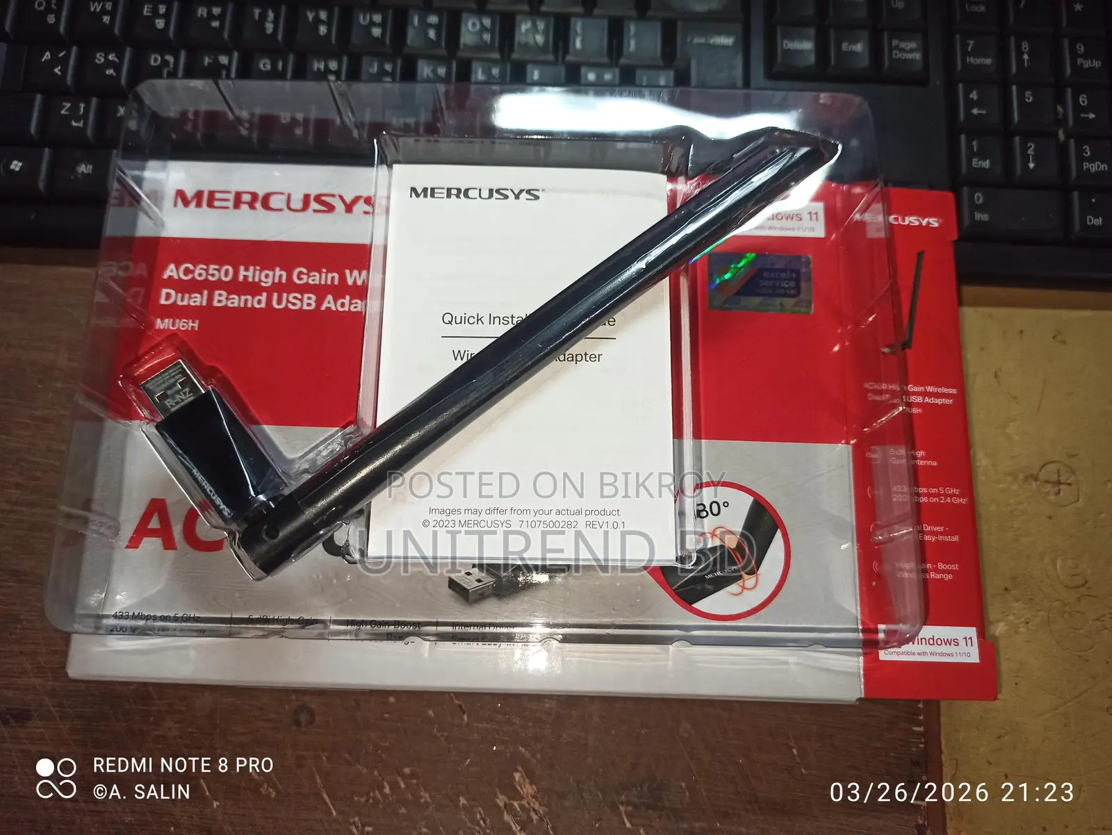Mercusys AC650 Dual Band WI-FI USB Adapter