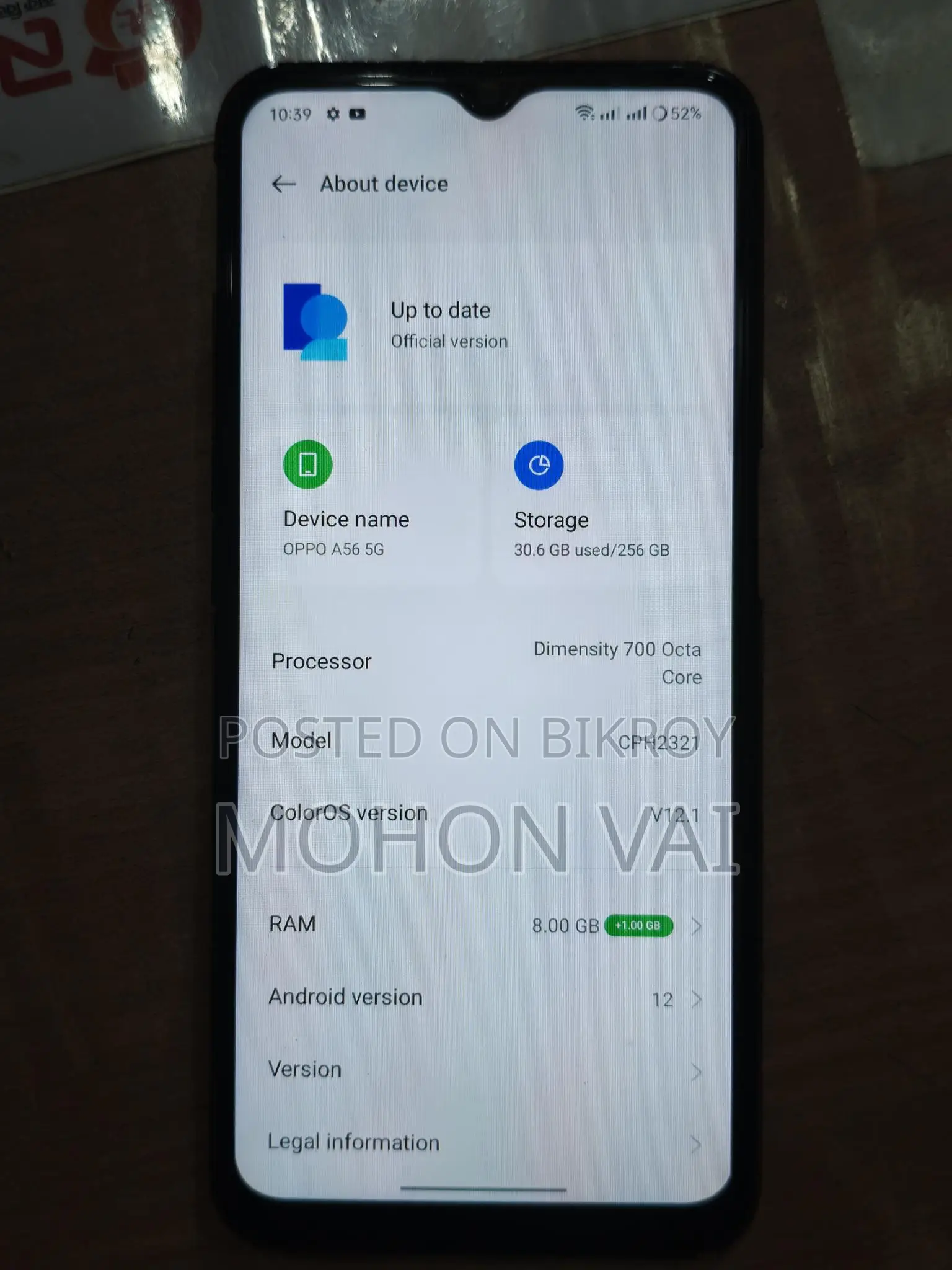 OPPO A56 (Used)