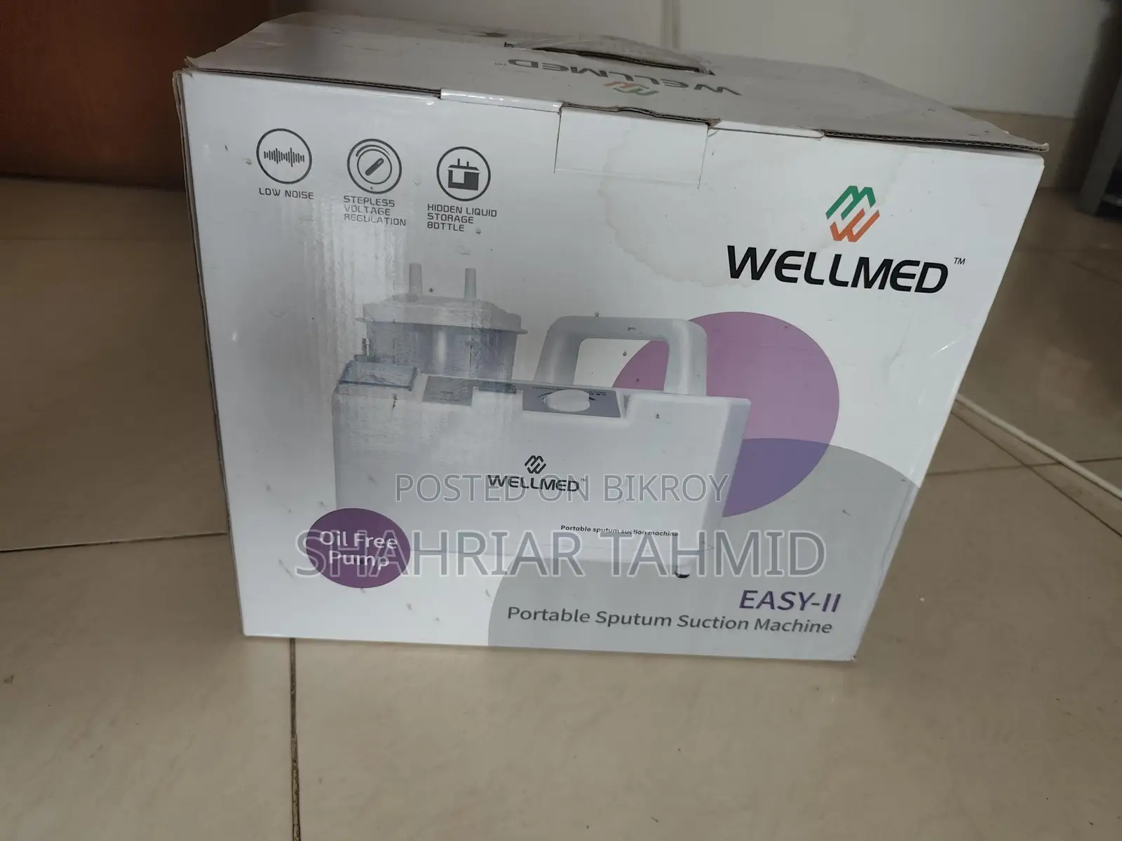 Wellmed Portable Sputum Suction Machine