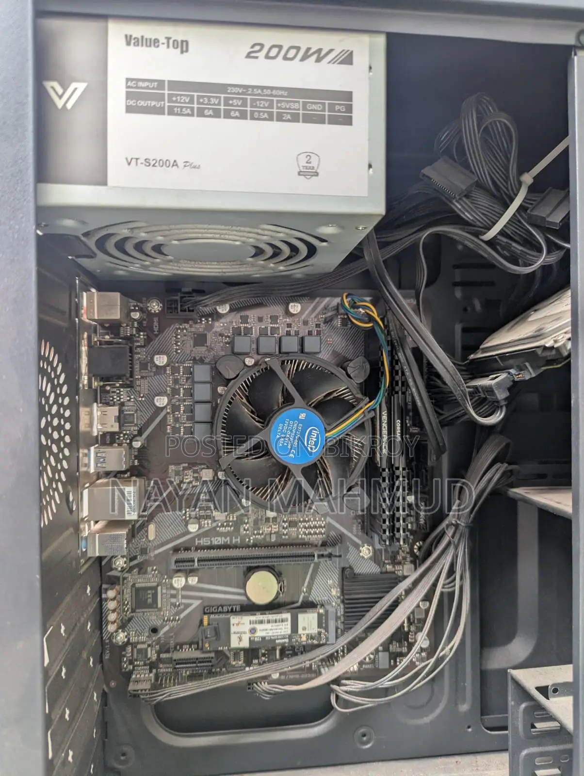 Full Fresh Desktop, Core i5 10th Gen, 16GB RAM, 128GB NVMe SSD, 500GB HDD