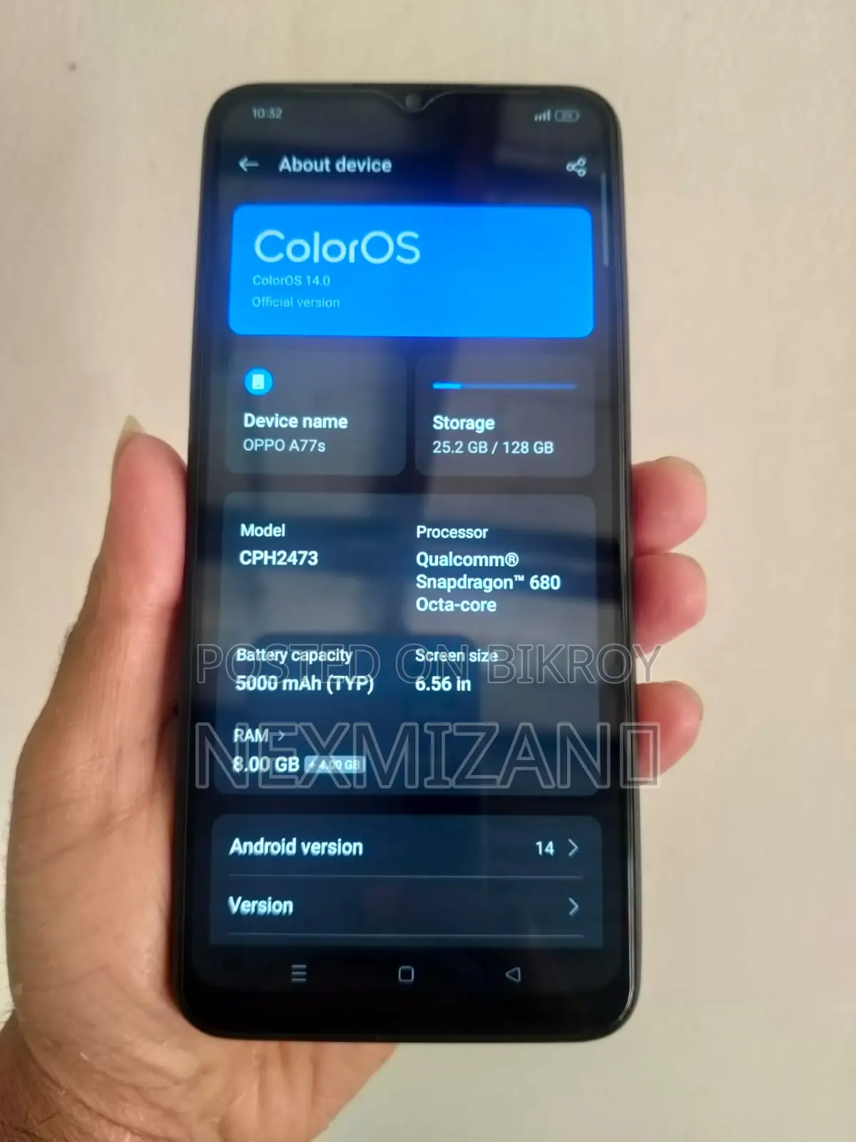 OPPO A77 S 8/128GB (Used)