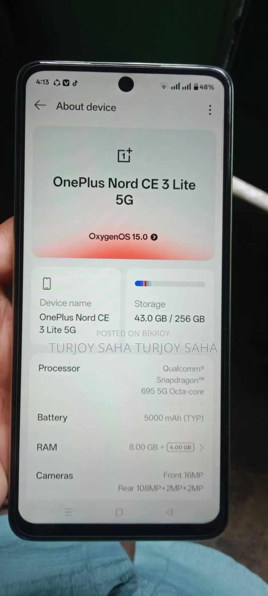 OnePlus Nord CE 5G (Used)