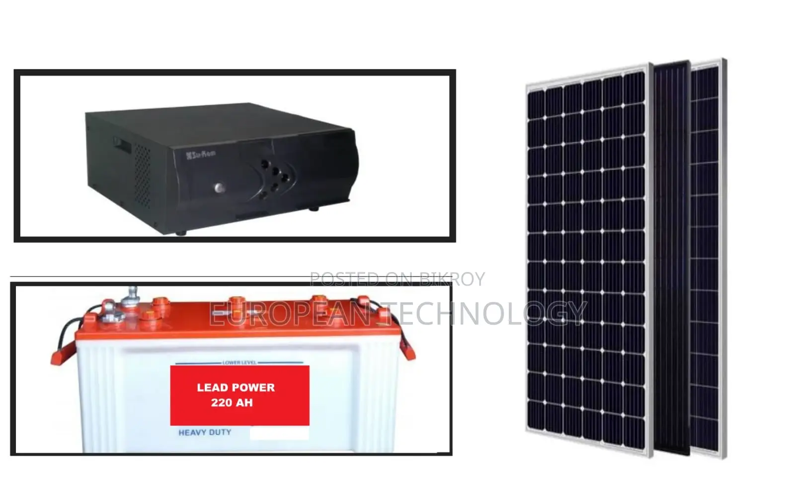 6 Fan 6 Light Solar + IPS Sukam Full Set
