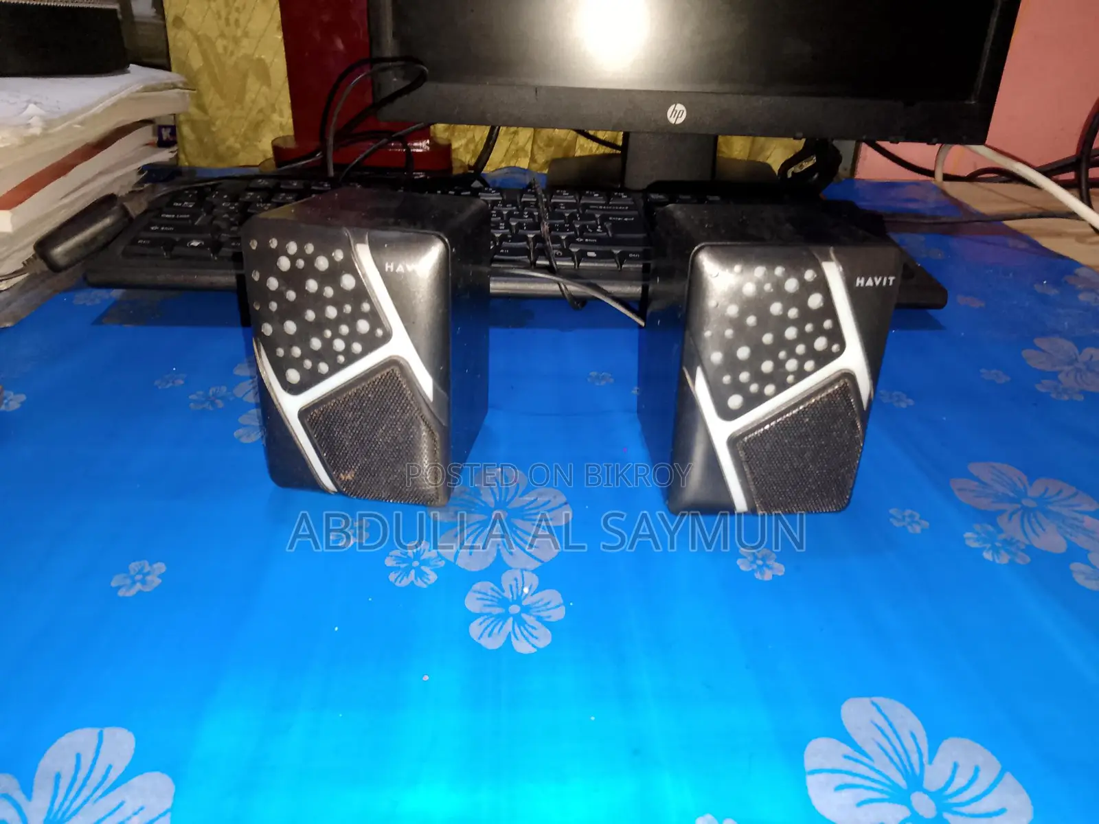 Hp Monitor + Keyboard Mouse | Cheap Price Urgent Sale