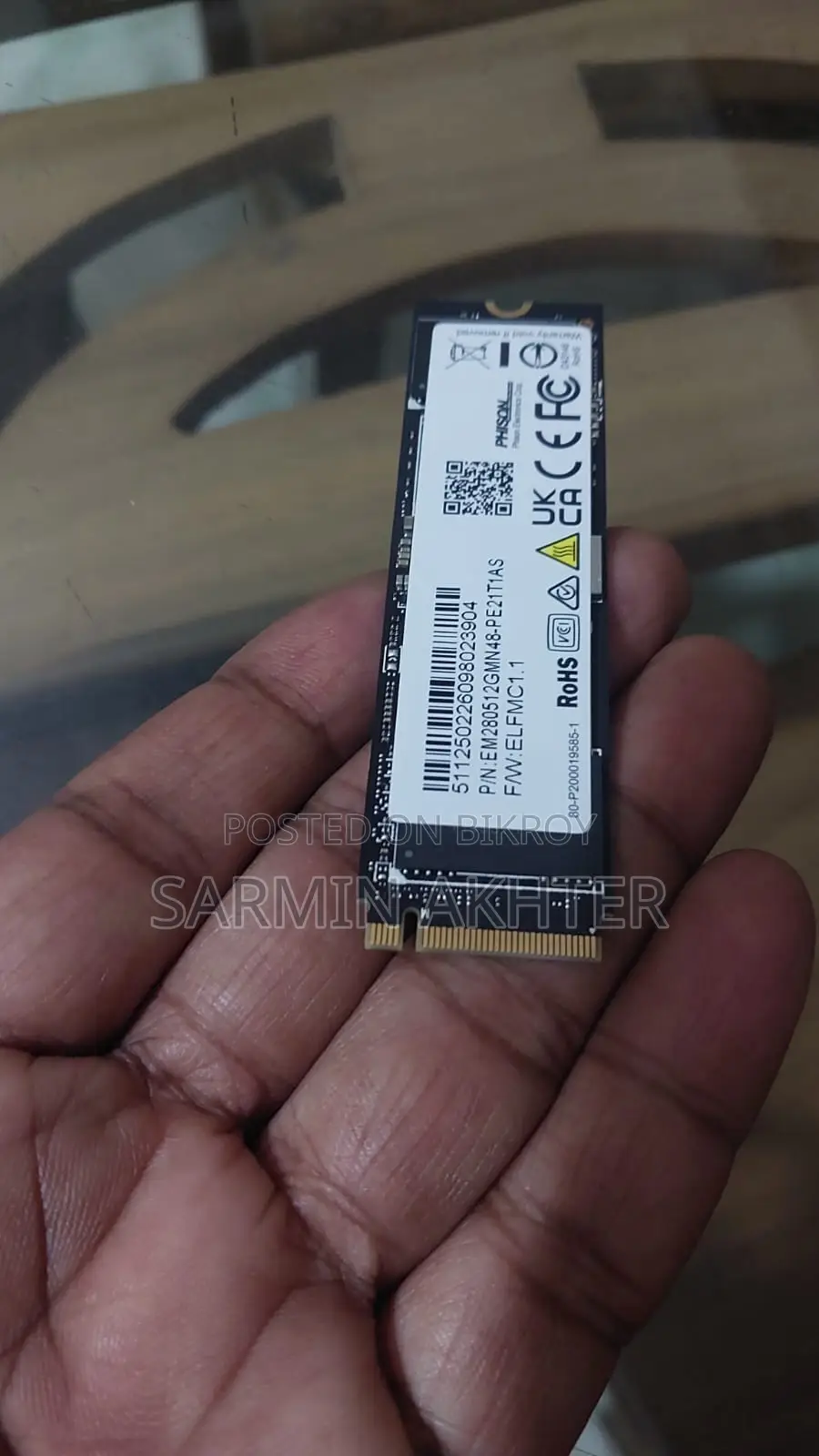 512gb Phison Nvme M.2 2280 Ssd (New)