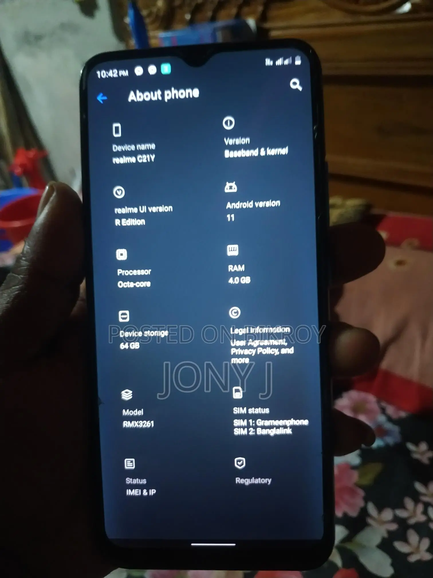Realme C21Y 4/64 (Used)