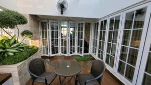 Premium Aluminum Folding Door | Modern Glass Partition Solution