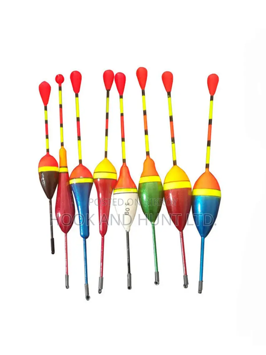 10 PCS Carp Fishing Float Set | Multi Color Hard Floats Hook Hunt