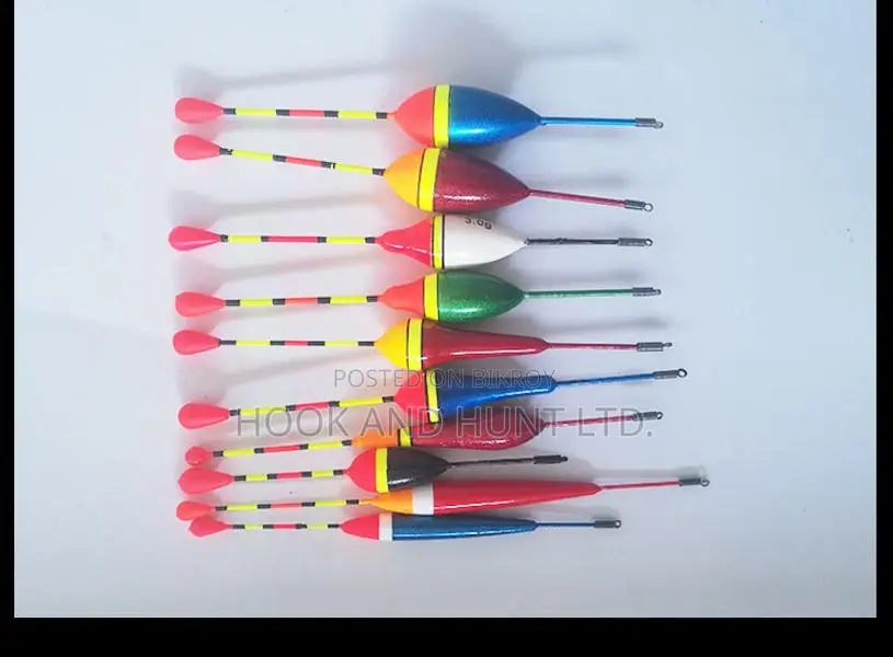 10 PCS Carp Fishing Float Set | Multi Color Hard Floats Hook Hunt