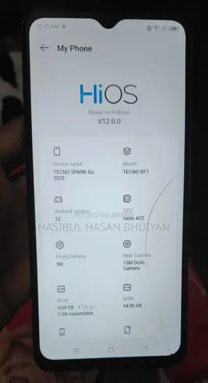Tecno Spark Go 4+4/128 gb (Used)