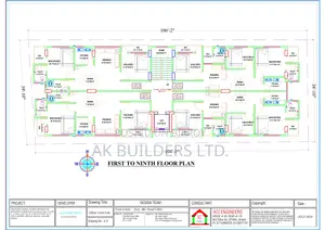 Stunning 1000 sqft Flat on the 4th Floor of a Corner Plot Facing the Road @ Pallabi!!!
