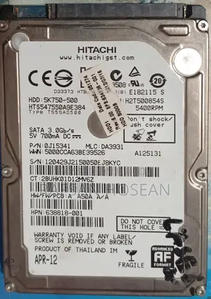 1TB Hard Drive (6 months used) and 2 Laptop Hard Drives (500GB each)
