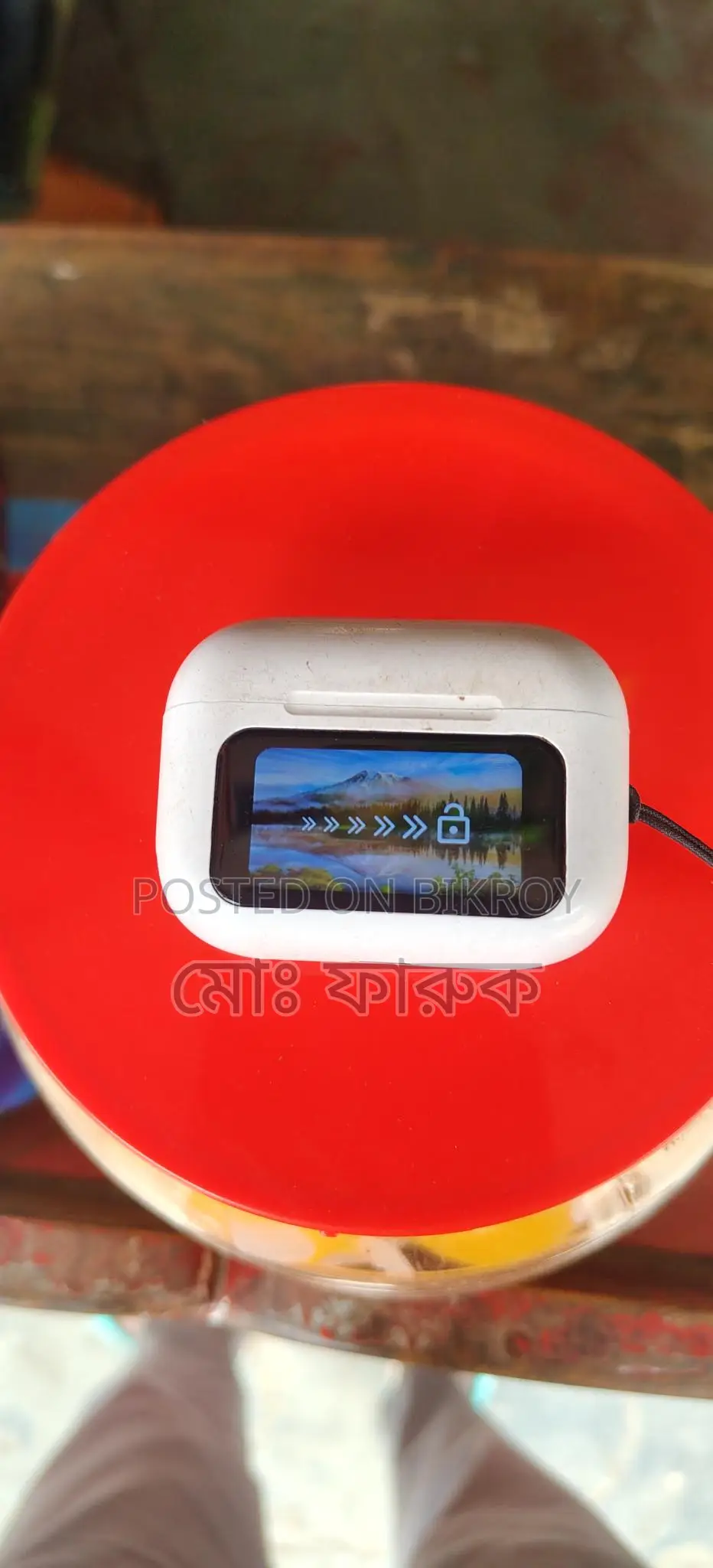 A9 Pro Earbuds With Screen