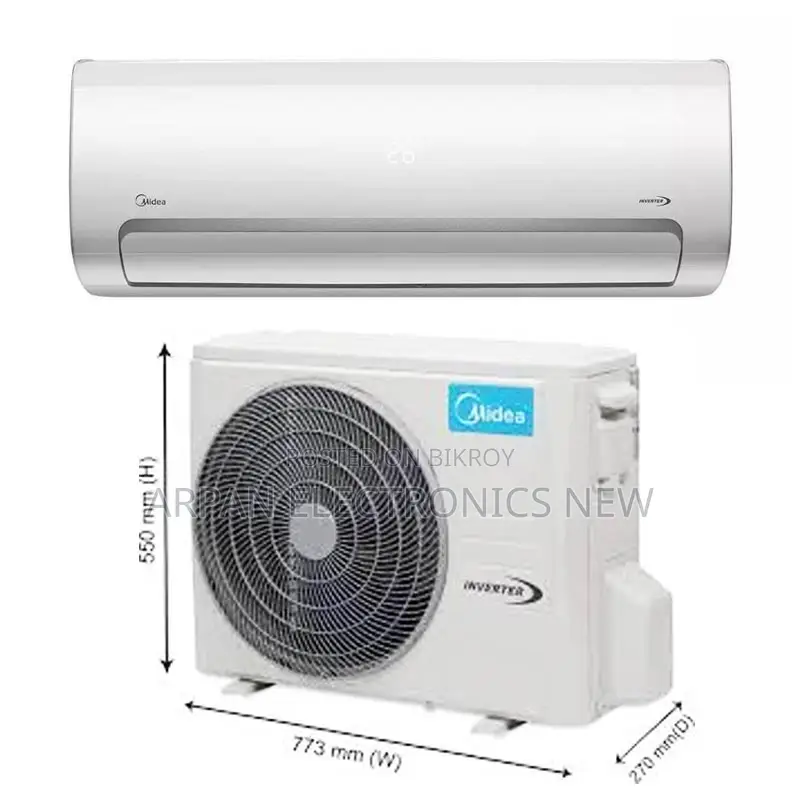 Midea INVERTER AC 1.5 TON "Inverter AC saves up to 65% electricity"