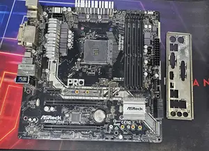 AM4 AMD ASRock AB350M Pro4 Promontory HDMI Micro ATX মাদারবোর্ড