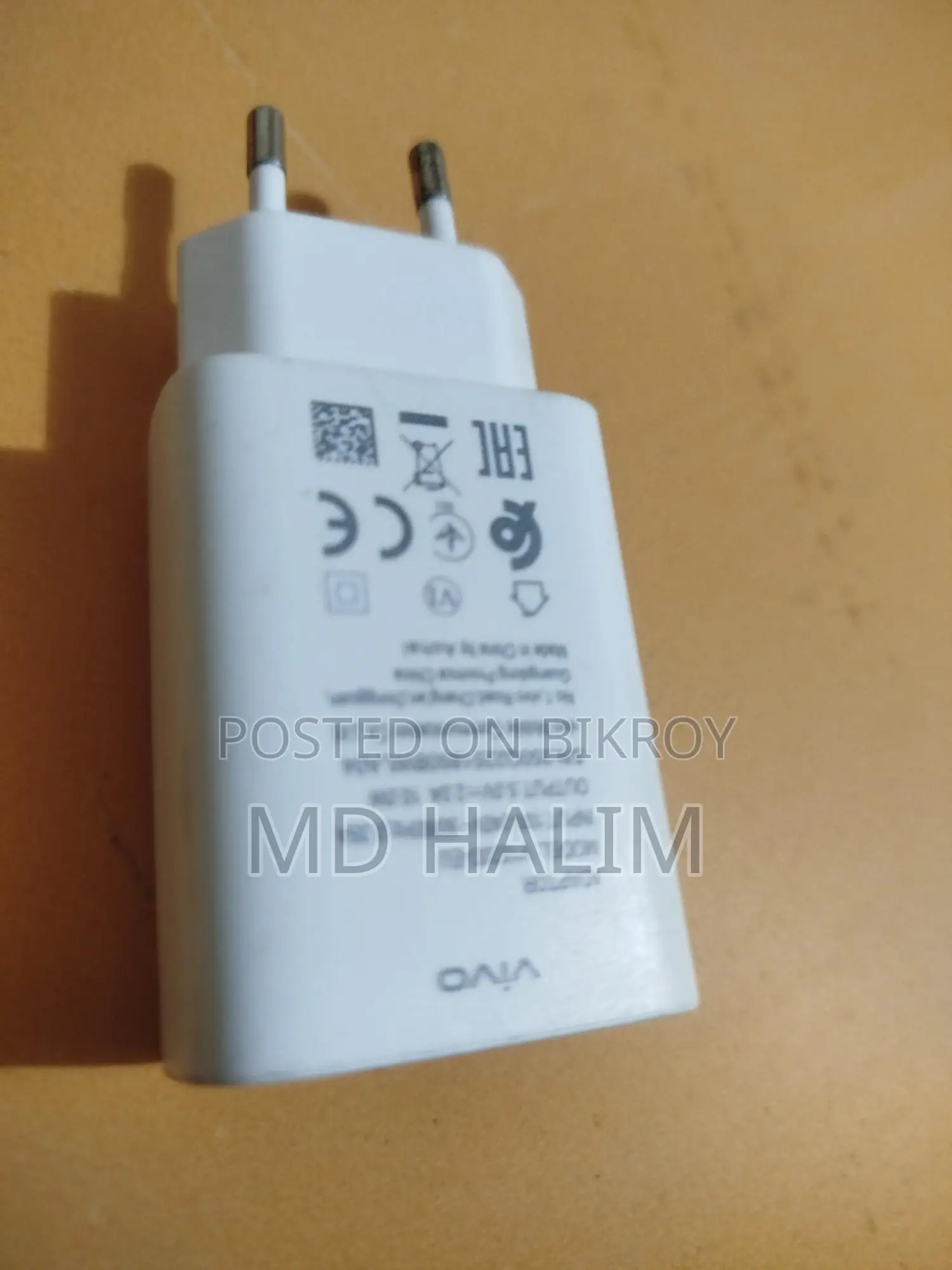 Vivo 10w Original Charger for Sale