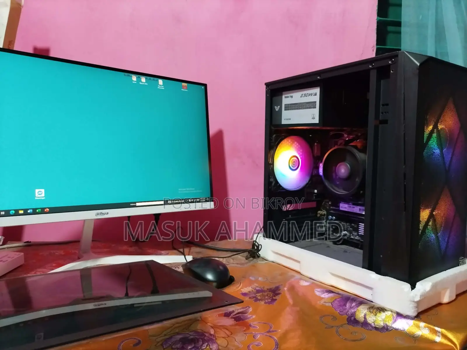 Desktop Computer MSI model 16GB AMD Ryzen 5 SSD 500GB