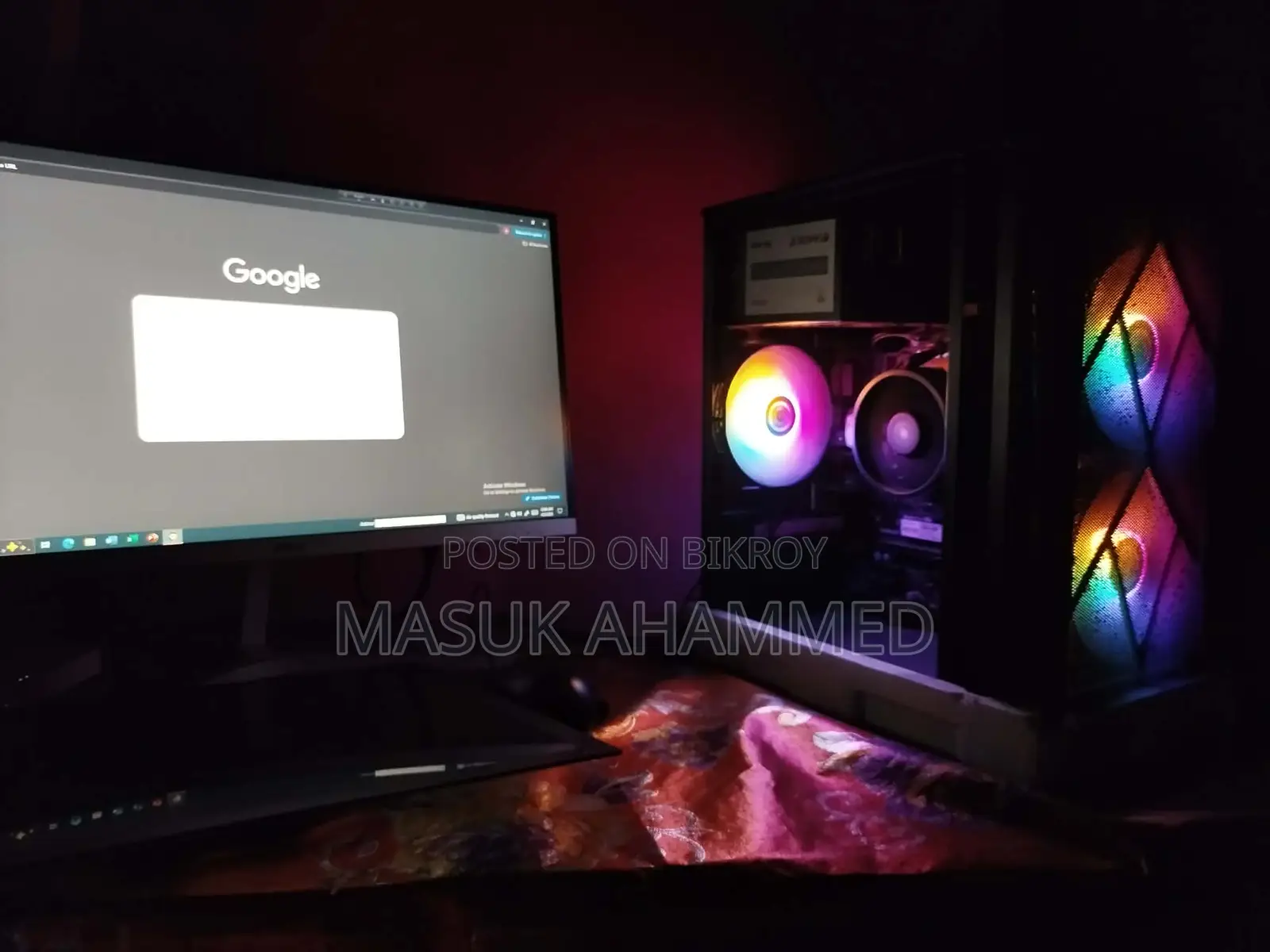 Desktop Computer MSI model 16GB AMD Ryzen 5 SSD 500GB