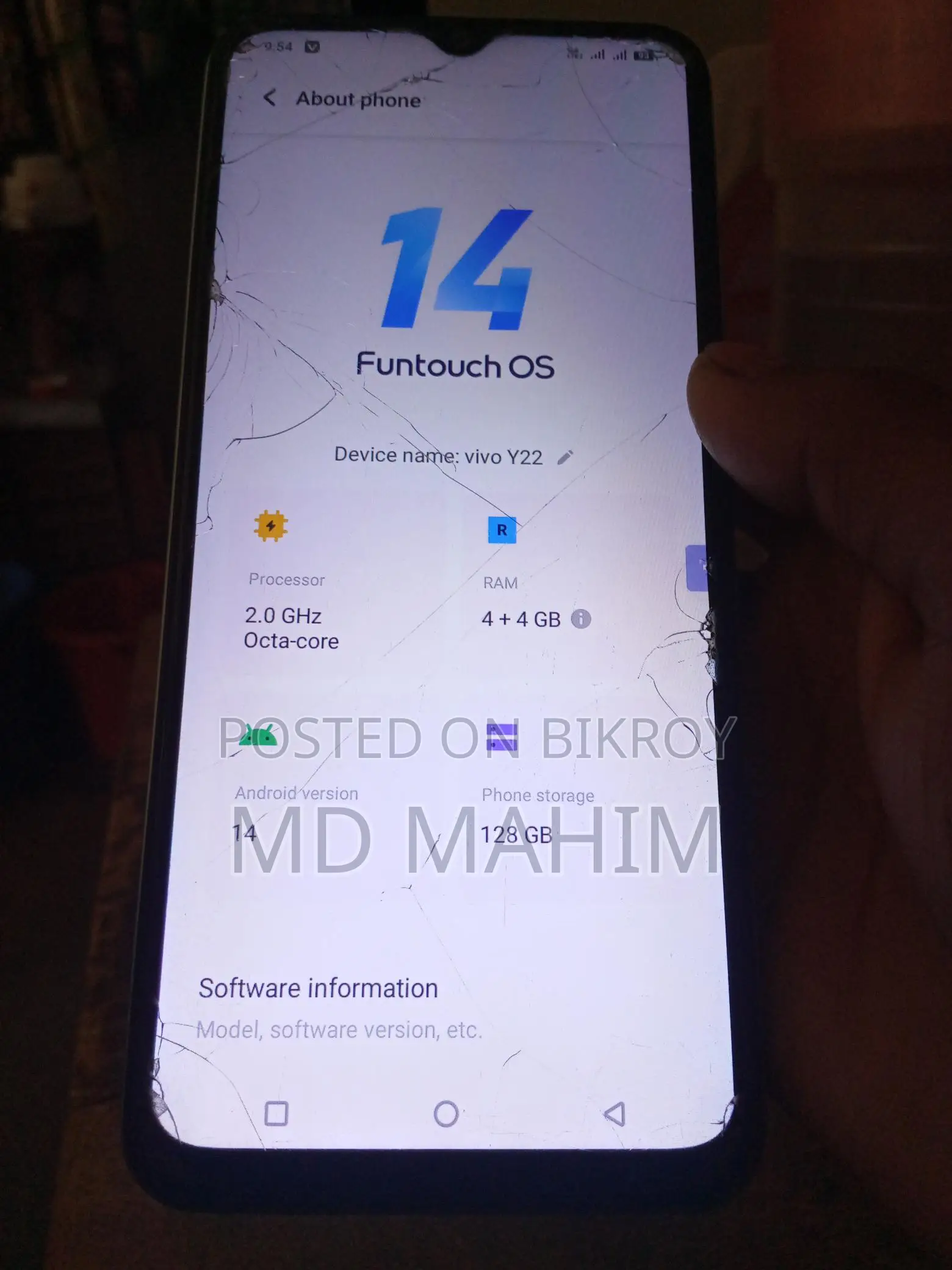 Vivo Y22 (Used)
