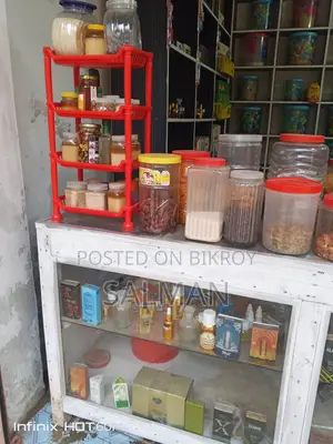 সুন্নাতি, মনিহারী ও বেকারি পণ্য সহ - সাজানো গোছানো রেডিমেড দোকান ভাড়া।