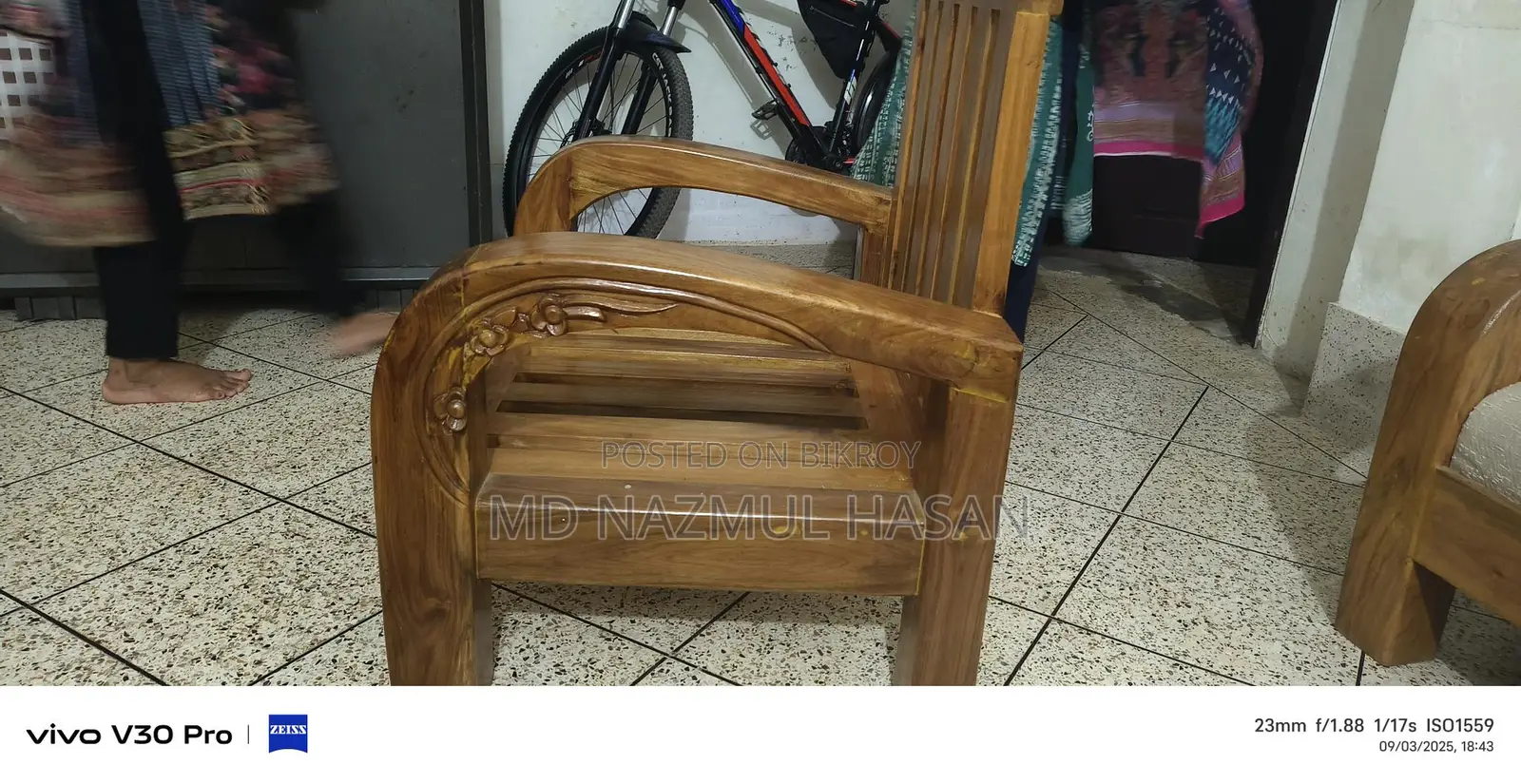 Akashi Wood Sofa 2+2+1+1