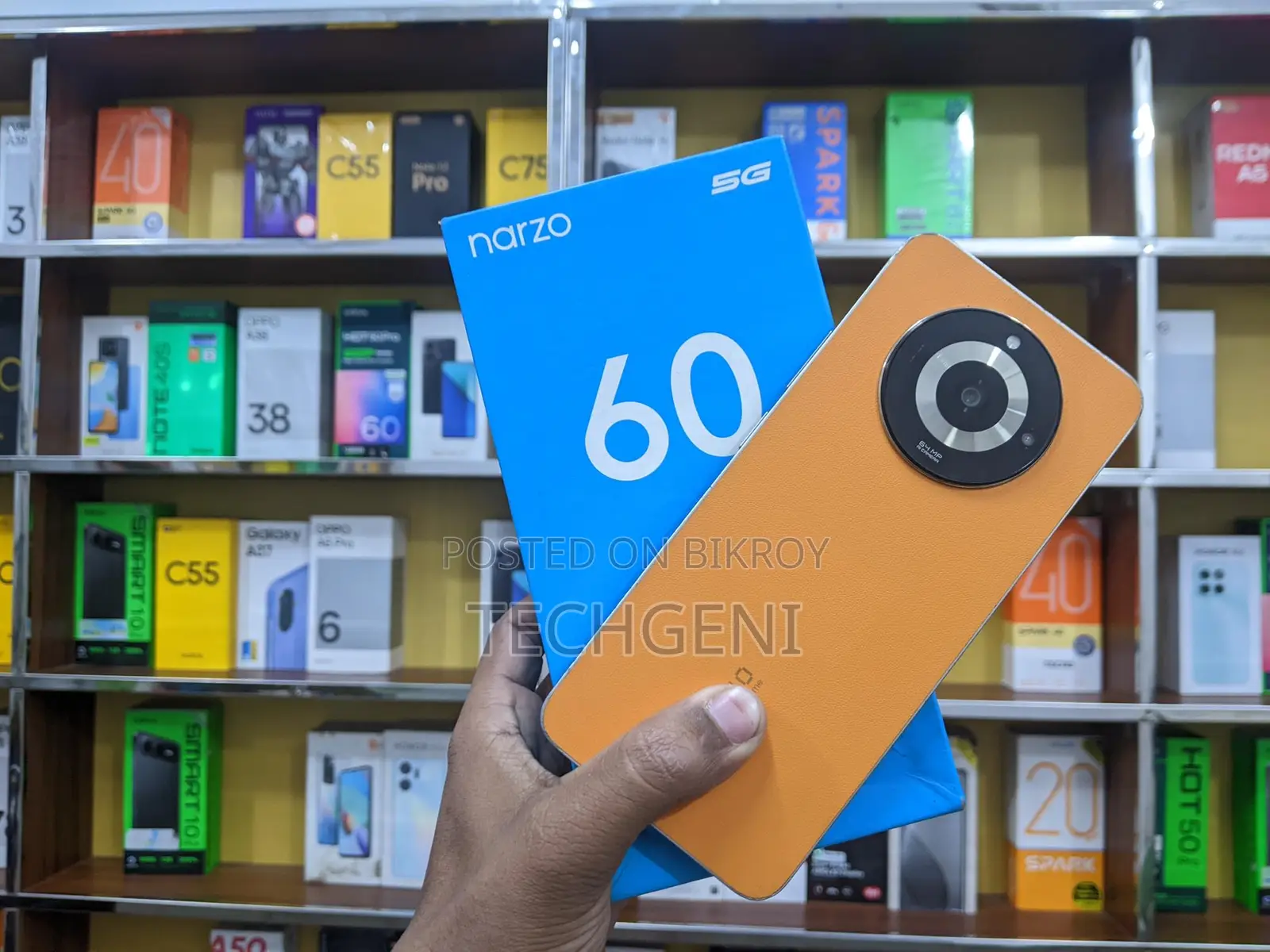Realme Narzo 60 5G (8/128)GB (Used)