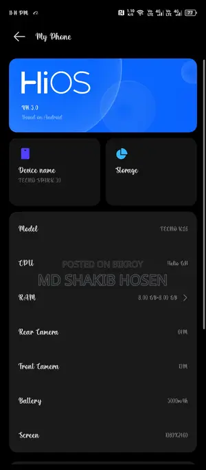 Tecno Spark 30 (Used)