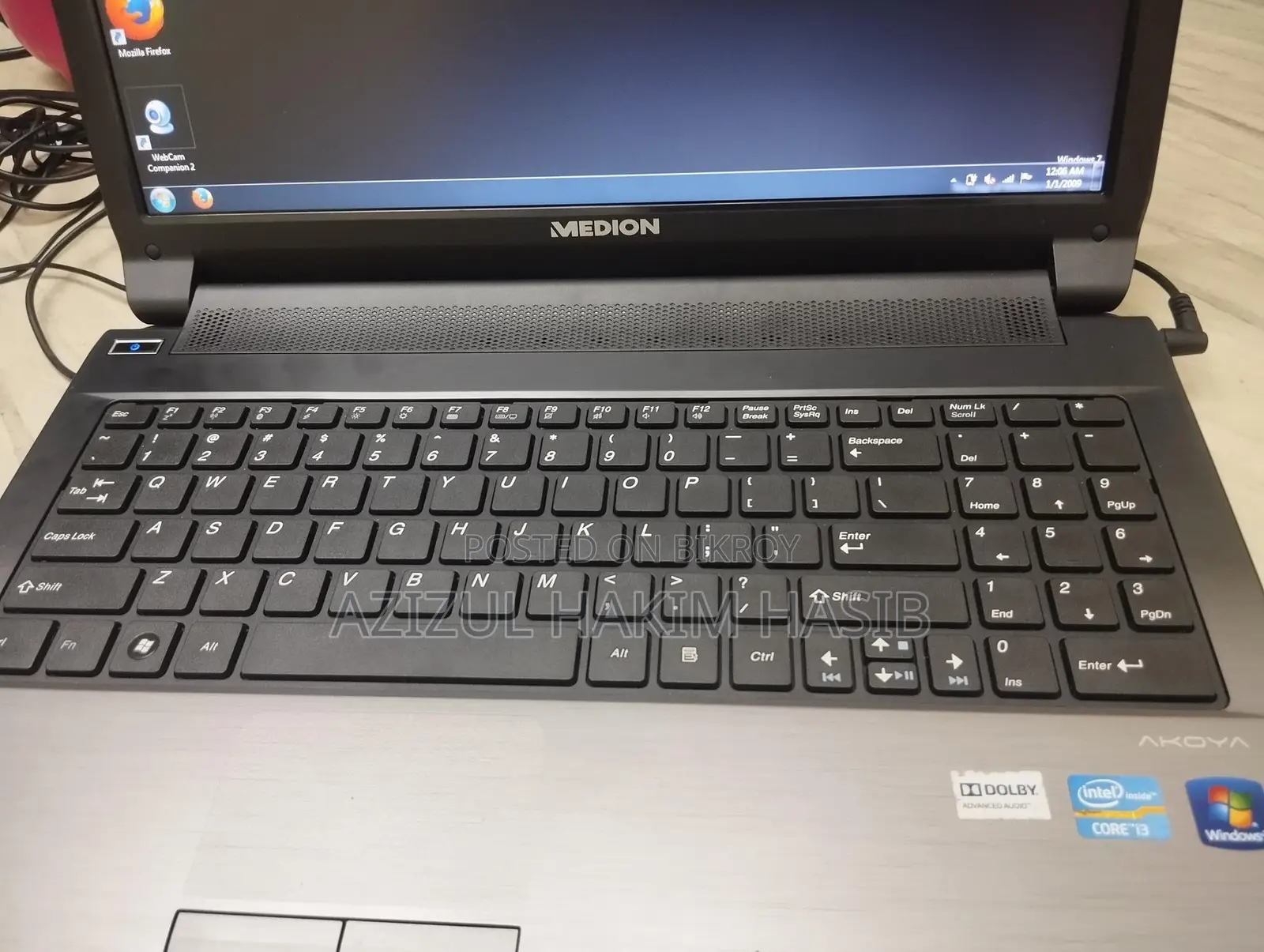 Medion Akoya 750gb Hdd 15.6 Ince Big Display 4gb Ram