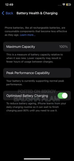 Apple iPhone X . (Used)