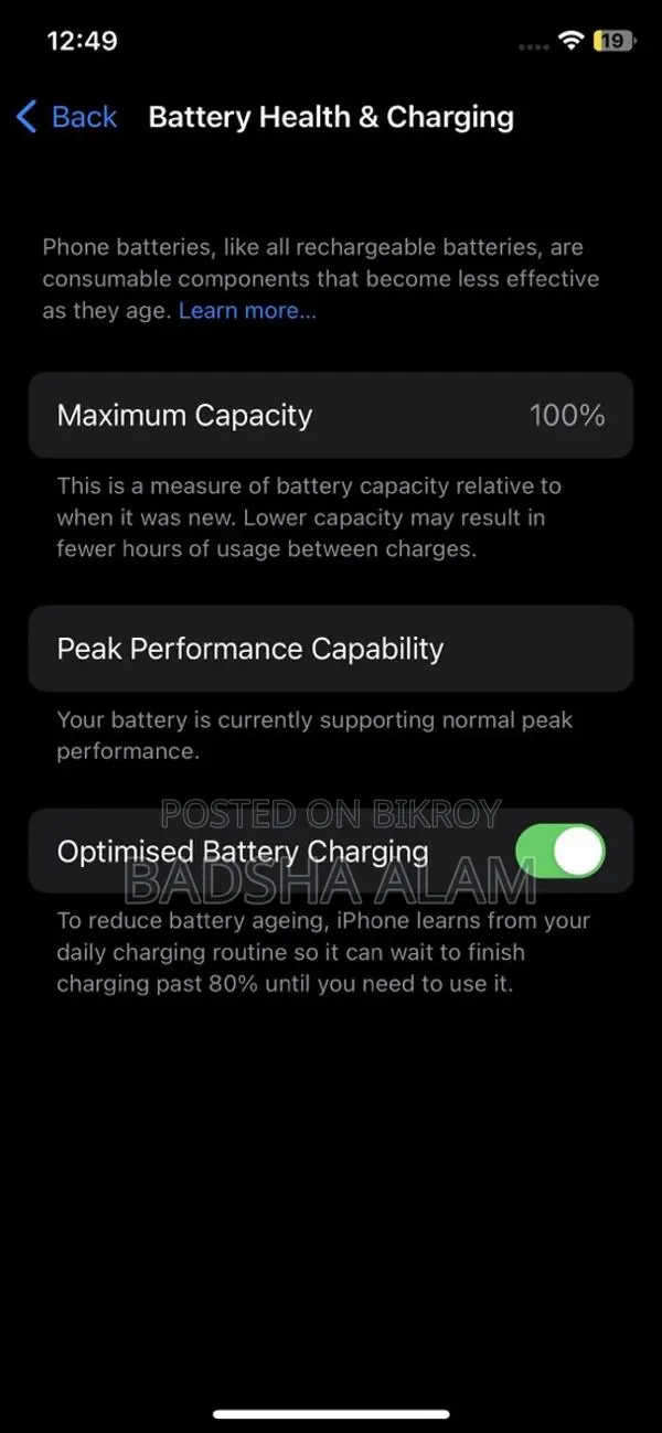 Apple iPhone X . (Used)