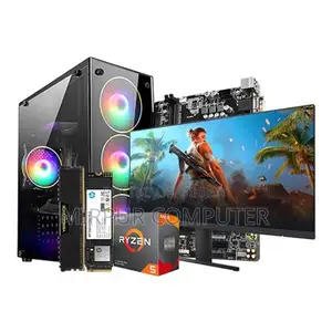 Ryzen 3400g PC + 20 inch LED HP, Fresh Condition, 128GB SSD, 8GB RAM