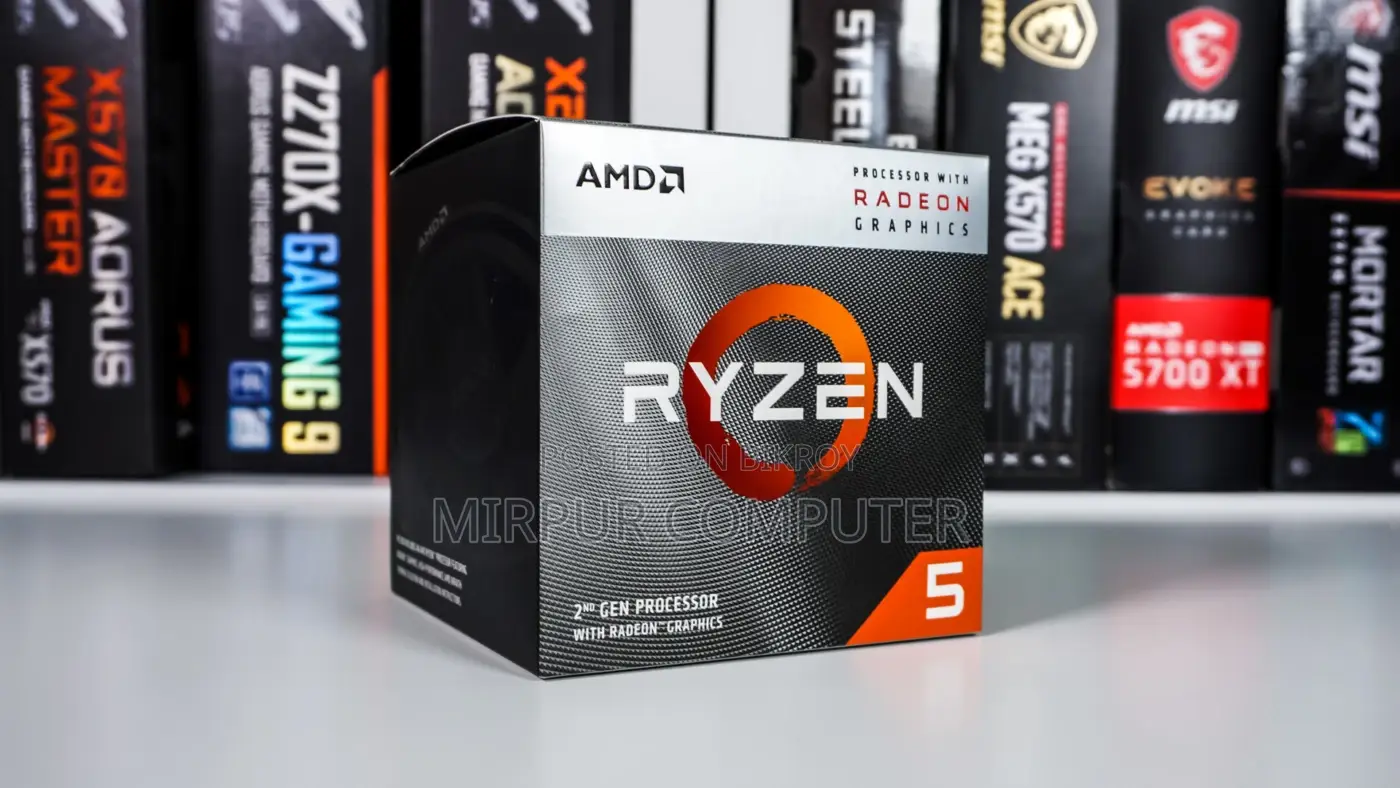 Ryzen 3400g PC + 20 inch LED HP, Fresh Condition, 128GB SSD, 8GB RAM