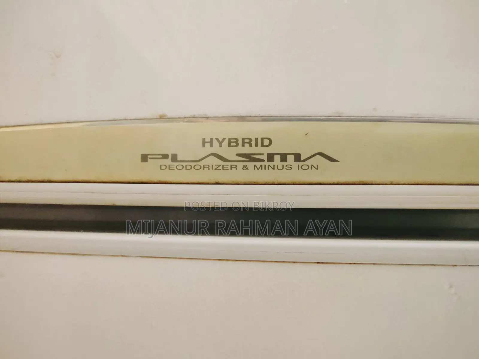 Toshiba Hybrid Plasma, Deodorizer, and Minus Ion Fridge