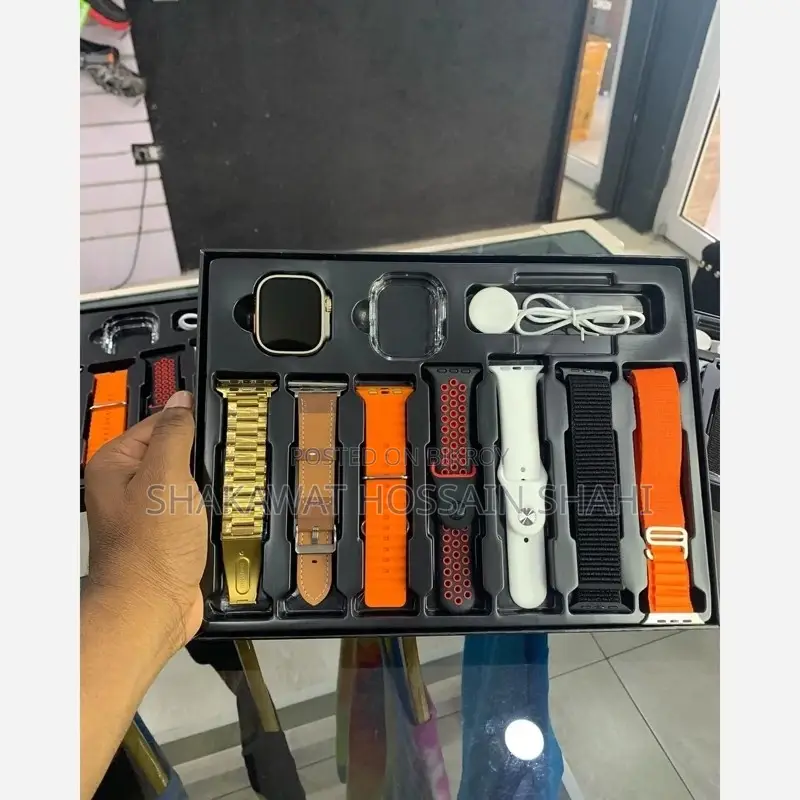 Dt 900 7-in-1 Strap Ultra 9 Smart Watch - 49mm Dial Full Touch Display